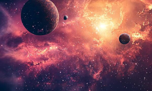 Cosmic Wonders - Planets in a Nebula