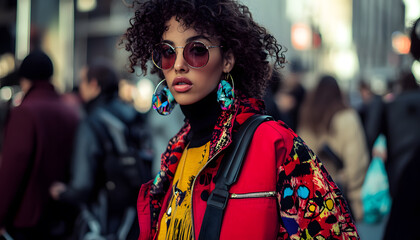 street fashion model