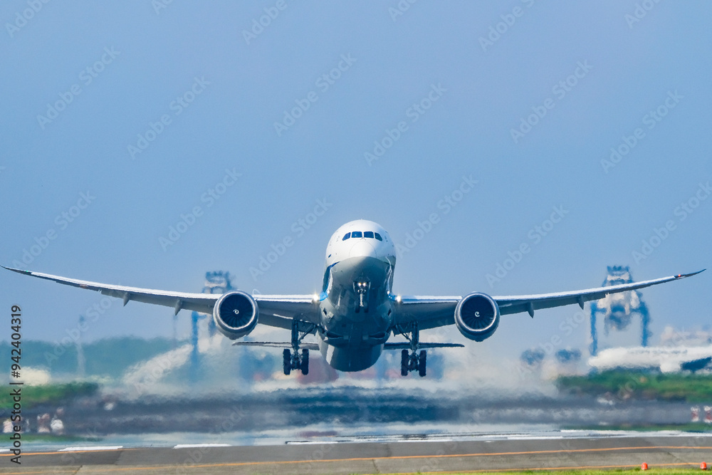 Canvas Prints 空を飛ぶ飛行機