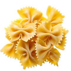 farfalle pasta,  pasta on white