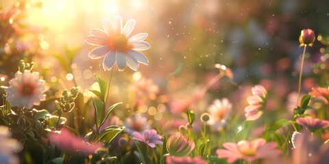 flowers in the meadow