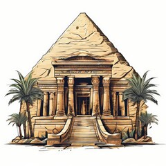 the AI Image Generator, Ancient Mesopotamian Temple