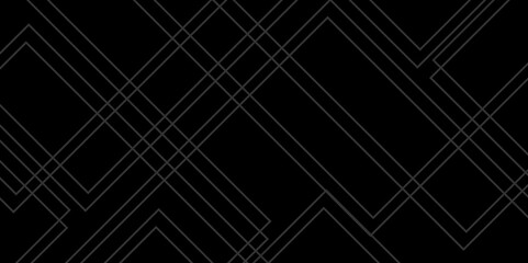 Abstract industrial Design random lines black on white background.Geometric seamless minimalist pattern with straight lines design.luxury black geometric random chaotic lines.squares and triangle line