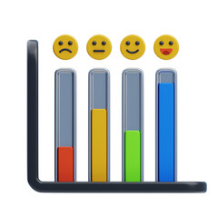 3D Visualize User Responses with Comprehensive Input Charts. 3D Icon