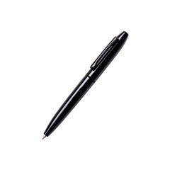 Black Ballpoint Pen Isolated