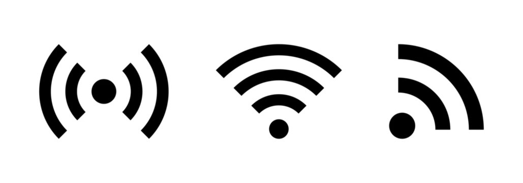 Wi-Fi signal icon set