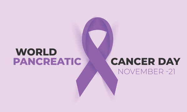 World Pancreatic Cancer Day. background, banner, card, poster, template. Vector illustration.