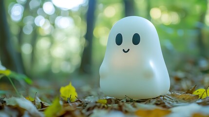 Ghost Mushroom: Ethereal and Enigmatic Fungi with a Ghostly Glow, Capturing the Mystical Beauty of Rare and Unusual Mushrooms