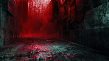 Abstract red Halloween texture with fire highlights for a mysterious and intense background.Gloomy black and red banner for seasonal celebration