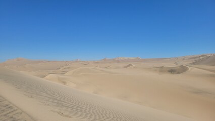 Sand dunes desert sandy Peru