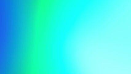 Green, cyan and blue colors spectrum blurred gradient animation. Soft abstract background