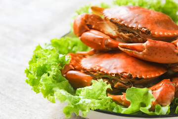 close up of crab dish