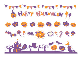 ハロウィンラインセット　ソフトカラー