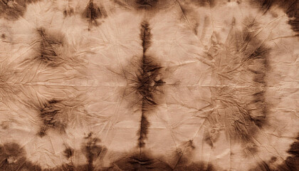 Obraz premium Vintage paper texture in retro style. For creativity graphic design. Dirty art with tie dye pattern. Monochrome colors. Patchwork abstract pattern. Brown paper texture