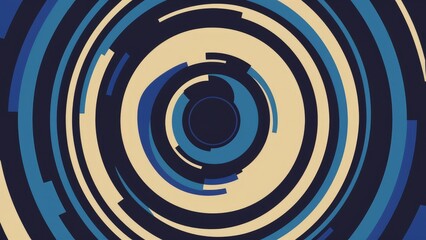 Abstract design featuring a blue background with ample negative space.