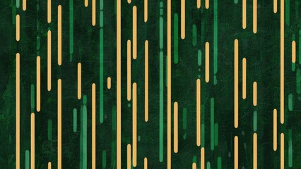 Abstract green vertical lines texture on a dark background with grainy noise