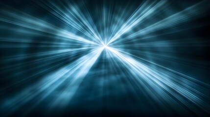 Abstract Blue Light Streaks Background Design
