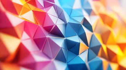 Obraz premium Abstract Colorful Geometric Pattern Background