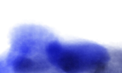 Abstract watercolor grainy gradient texture, empty space, realistic cutout on transparent background. Watercolor grungy paint stains texture overlay effect