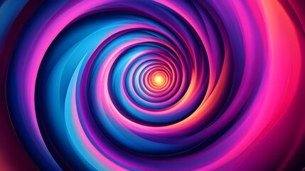 Abstract Colorful Spiral Background