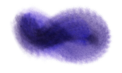 Abstract watercolor grainy gradient texture, empty space, realistic cutout on transparent background. Watercolor grungy paint stains texture overlay effect