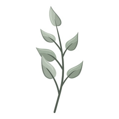 Watercolor Leaf Illustration