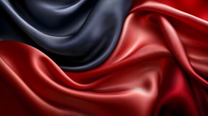 Obraz premium Abstract Red & Blue Silk Fabric Background