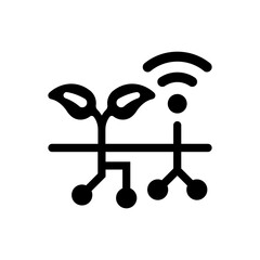 Smart farming icon design