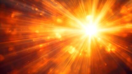 Obraz premium Bright Golden Light Rays Background