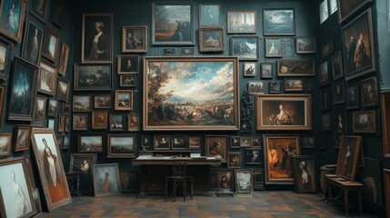 Obraz premium Art Gallery Wall.