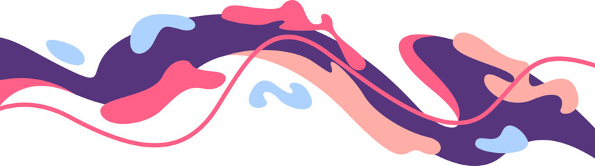 Abstract Pattern of Liquid Blob