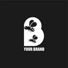B for bee logos