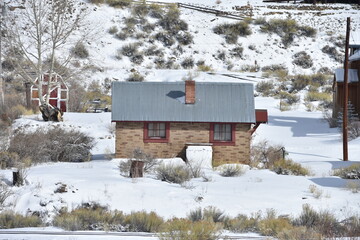 Houses in rural Colorado