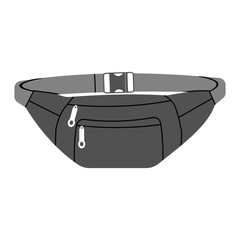 Waist Bag Illustration