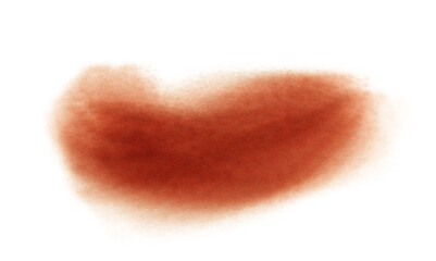 Abstract watercolor grainy gradient texture, empty space, realistic cutout on transparent background. Watercolor grungy paint stains texture overlay effect