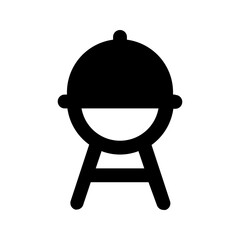 barbecue glyph icon