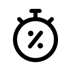 limited time Glyph icon