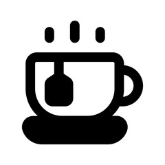 tea cup glyph icon