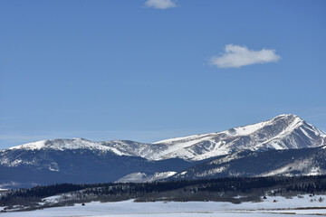 Snowy Colorado Rocky Mountains