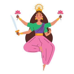 goddess durga indian religious