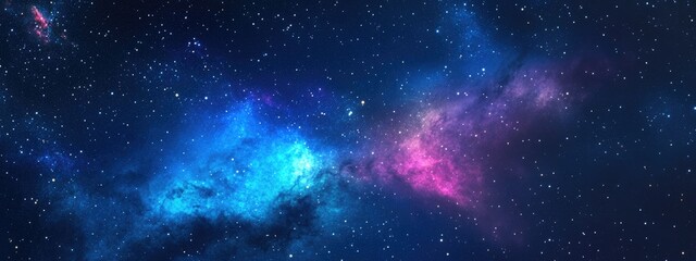 Naklejka premium High definition star field background in a 3D cartoon rendering Colorful starry night sky and outer space background texture