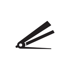 Curling Iron logo icon