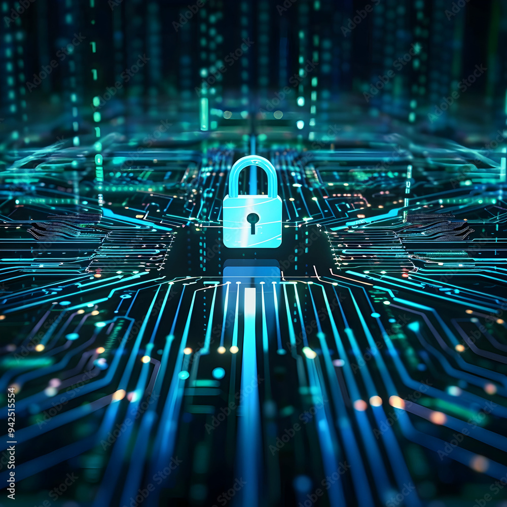 Poster security and data protection in technological development / - image #4 @zmax