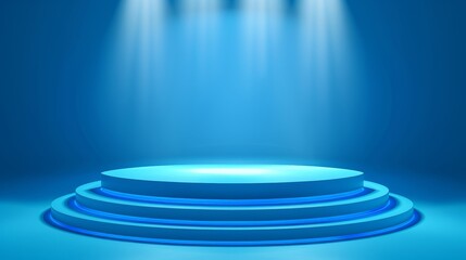 Obraz premium 3D podium for product display and promotion