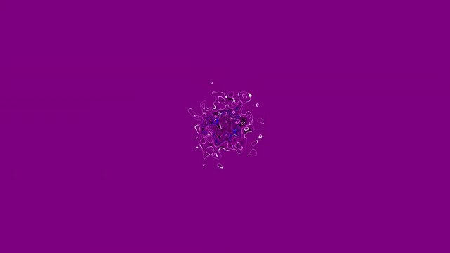 purple background with colorful splashes with a centered expanding circle pattern