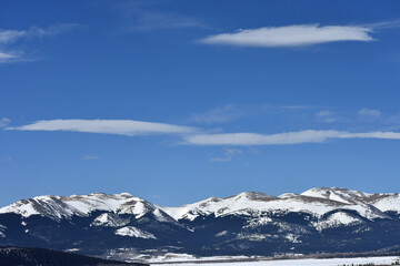 Snowy Colorado Rocky Mountains