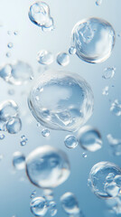 Abstract bubbles background
