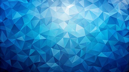 Abstract blue polygonal texture background with geometric shapes