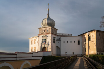 View of the Grodno Old Castle (Grodno Upper Castle) on a sunny day, Grodno, Belarus