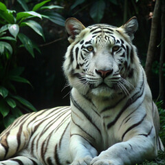 Fototapeta premium white tiger